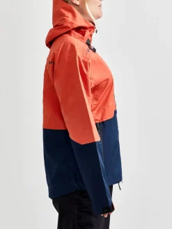 Craft Sportswear Jackor & Västar^Block shell jkt W Pepper/Dark Navy