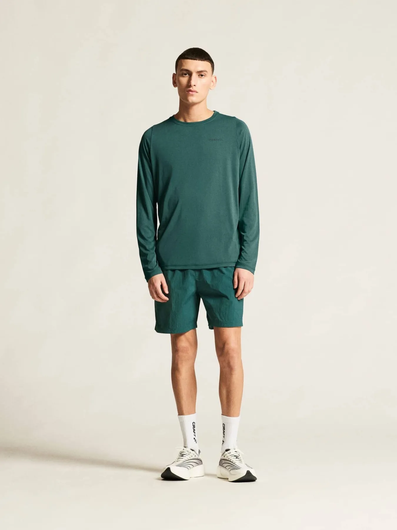 Craft Sportswear T-Shirts & Tröjor|Träning^Collective Bi-Blend Ls Tee M Peridot