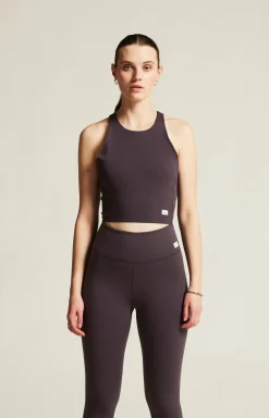 Craft Sportswear Linnen|Träning^Collective Cropped Singlet W Dk Plum