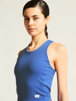 Craft Sportswear Linnen|Träning^Collective Cropped Singlet W Ink Blue