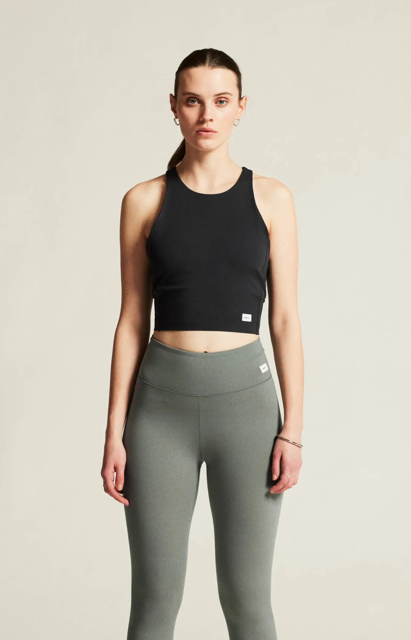 Craft Sportswear Linnen|Träning^Collective Cropped Singlet W Black