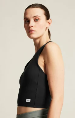 Craft Sportswear Linnen|Träning^Collective Cropped Singlet W Black