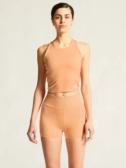 Craft Sportswear Linnen|Träning^Collective Cropped Singlet W Apricot