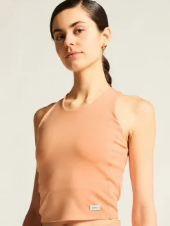 Craft Sportswear Linnen|Träning^Collective Cropped Singlet W Apricot