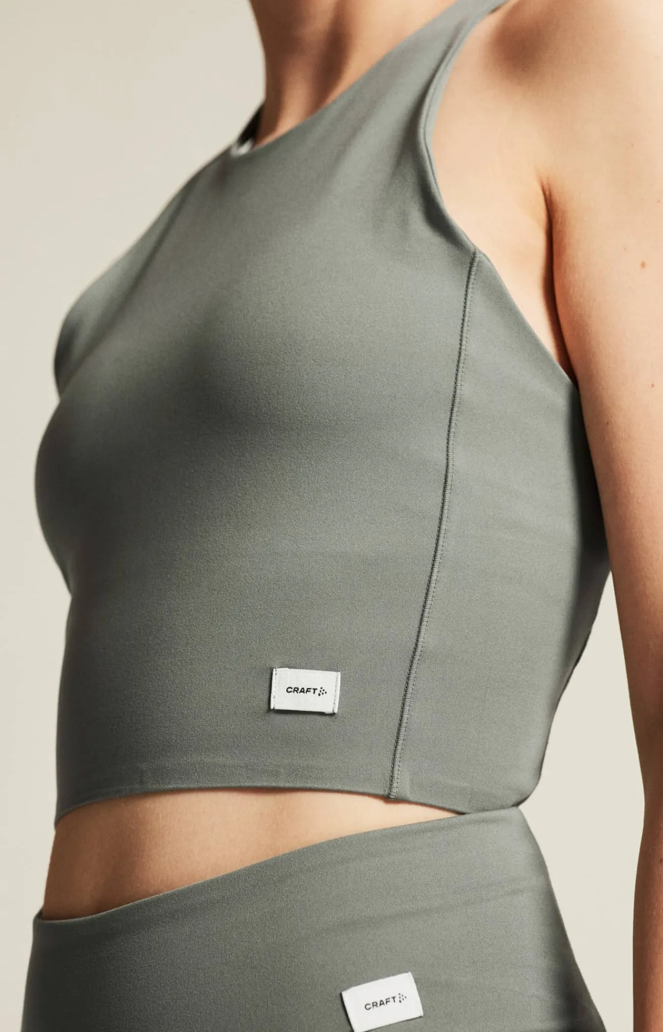 Craft Sportswear Linnen|Träning^Collective Cropped Singlet W Leaf