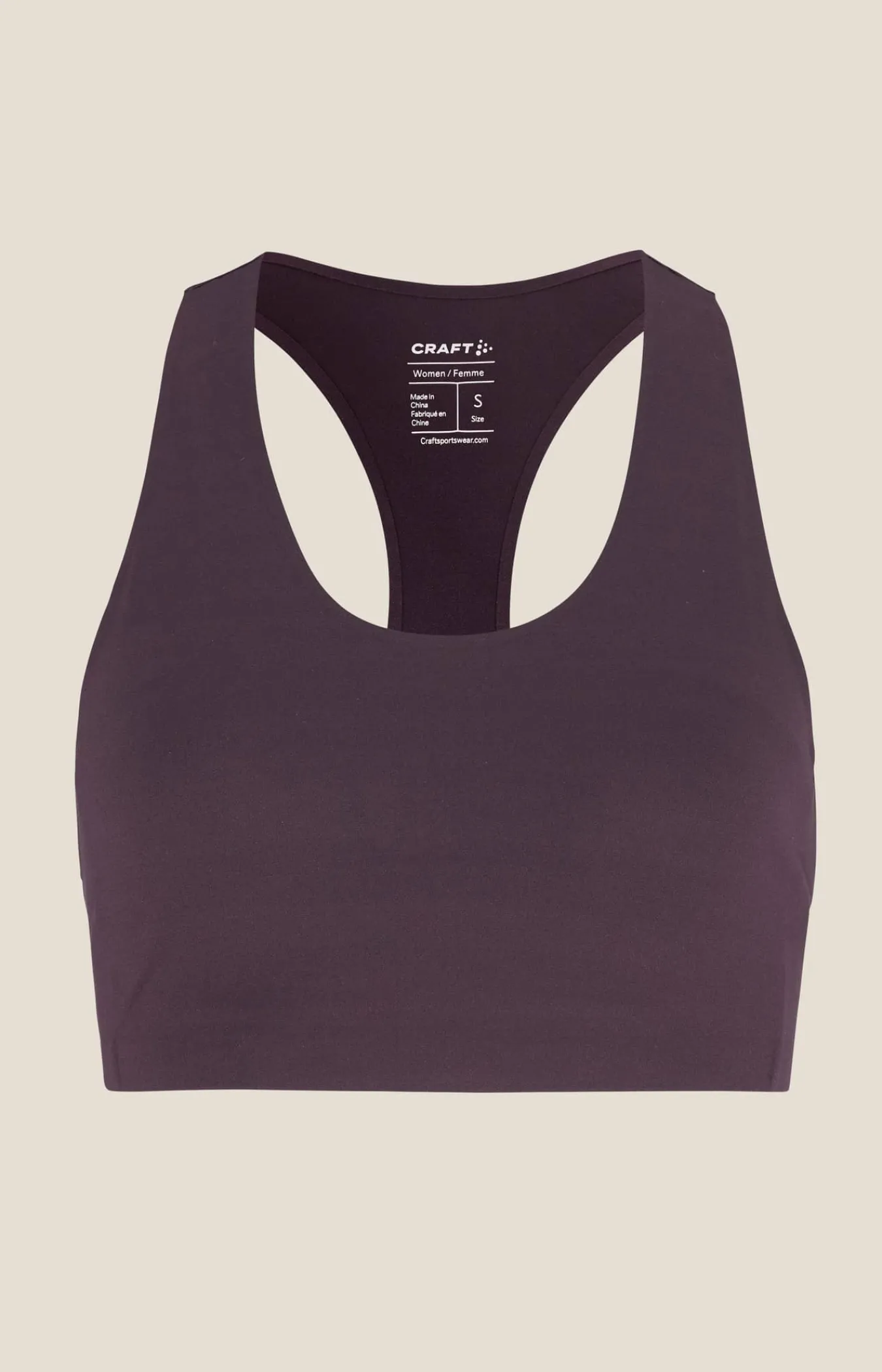 Craft Sportswear Sport-Bhar|Träning^Collective Padded Sports Bra W Dk Plum