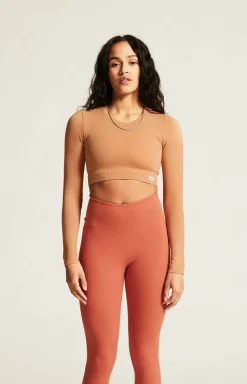 Craft Sportswear Träning^Collective Rib Cropped Ls Top W Syrup