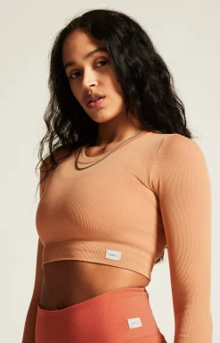 Craft Sportswear Träning^Collective Rib Cropped Ls Top W Syrup