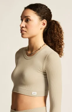 Craft Sportswear Träning^Collective Rib Cropped Ls Top W Hay