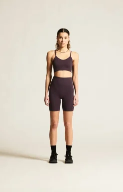 Craft Sportswear Sport-Bhar|Träning^Collective Rib Strap Sports Bra W Dk Plum