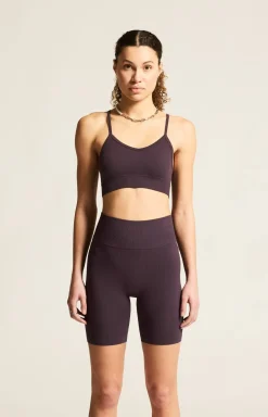 Craft Sportswear Sport-Bhar|Träning^Collective Rib Strap Sports Bra W Dk Plum
