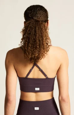 Craft Sportswear Sport-Bhar|Träning^Collective Rib Strap Sports Bra W Dk Plum