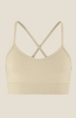 Craft Sportswear Sport-Bhar|Träning^Collective Rib Strap Sports Bra W Hay