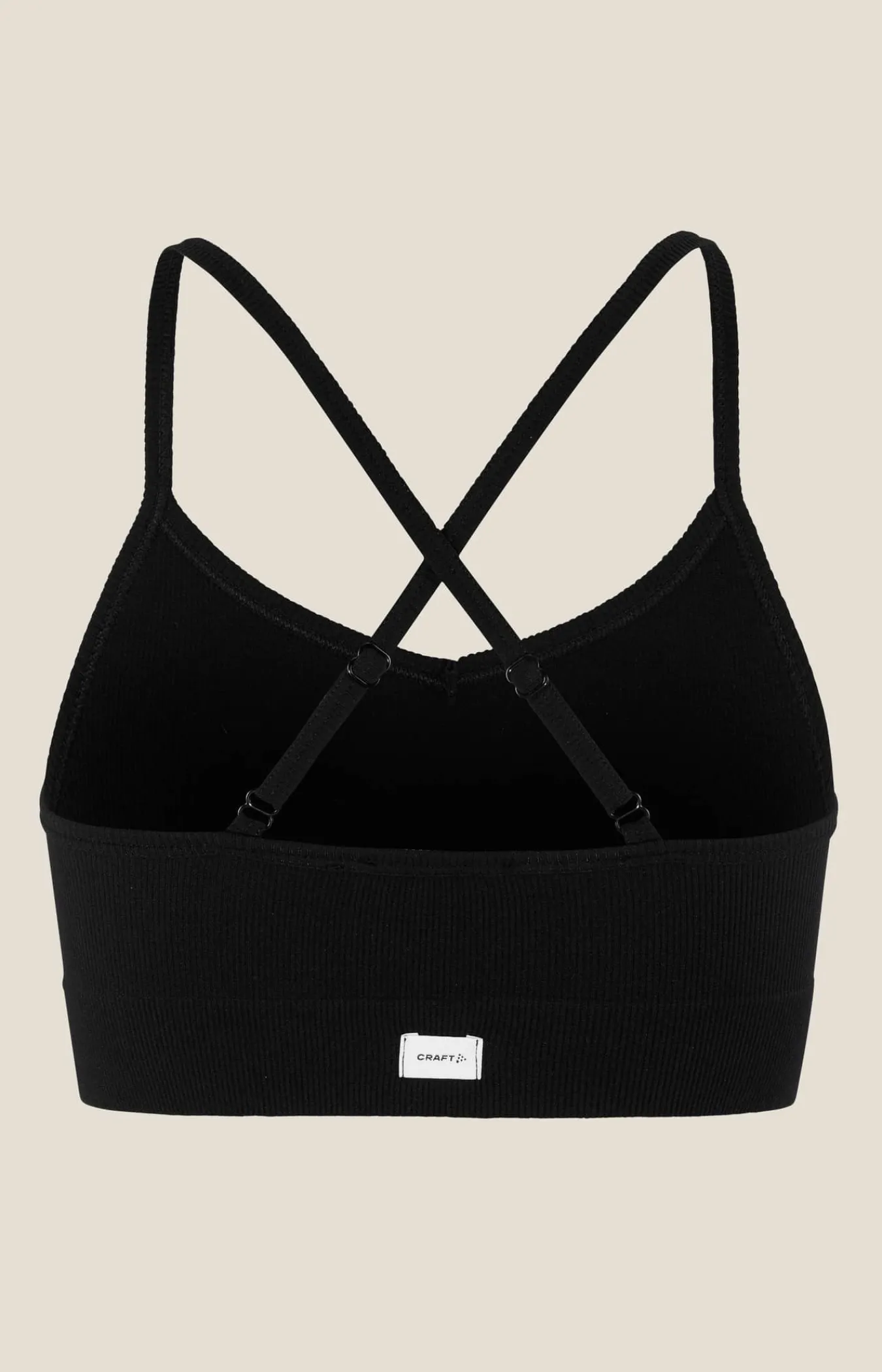 Craft Sportswear Sport-Bhar|Träning^Collective Rib Strap Sports Bra W Black