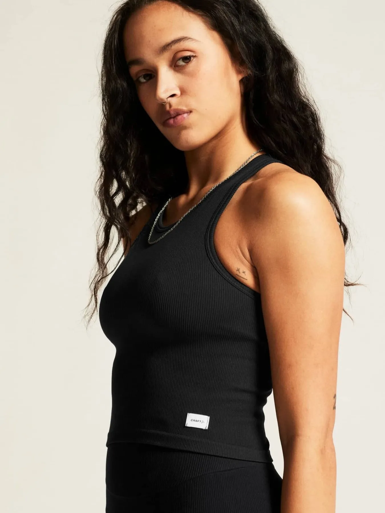 Craft Sportswear Linnen|Träning^Collective Rib Tank Top W Black