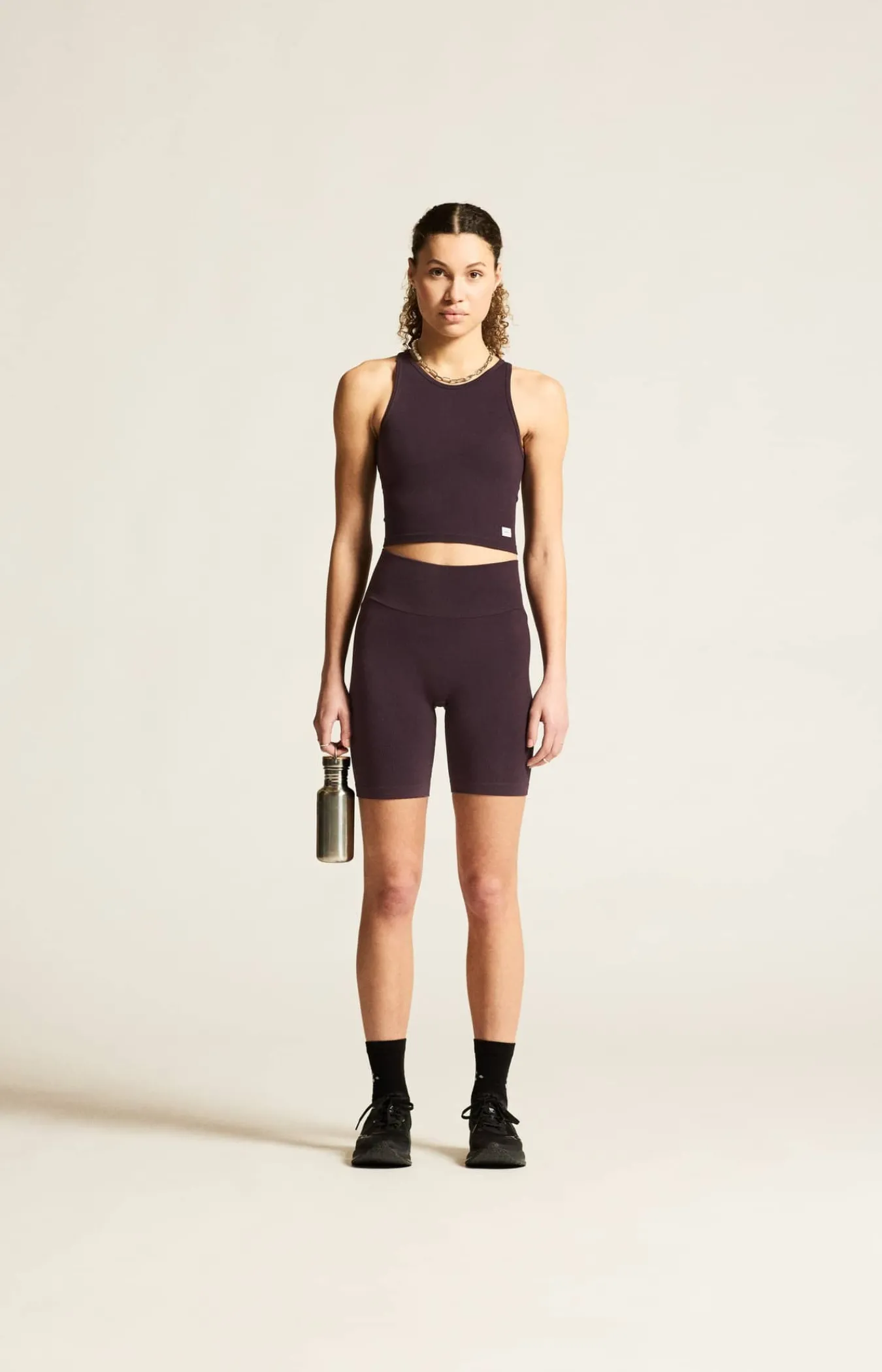 Craft Sportswear Linnen|Träning^Collective Rib Tank Top W Dk Plum