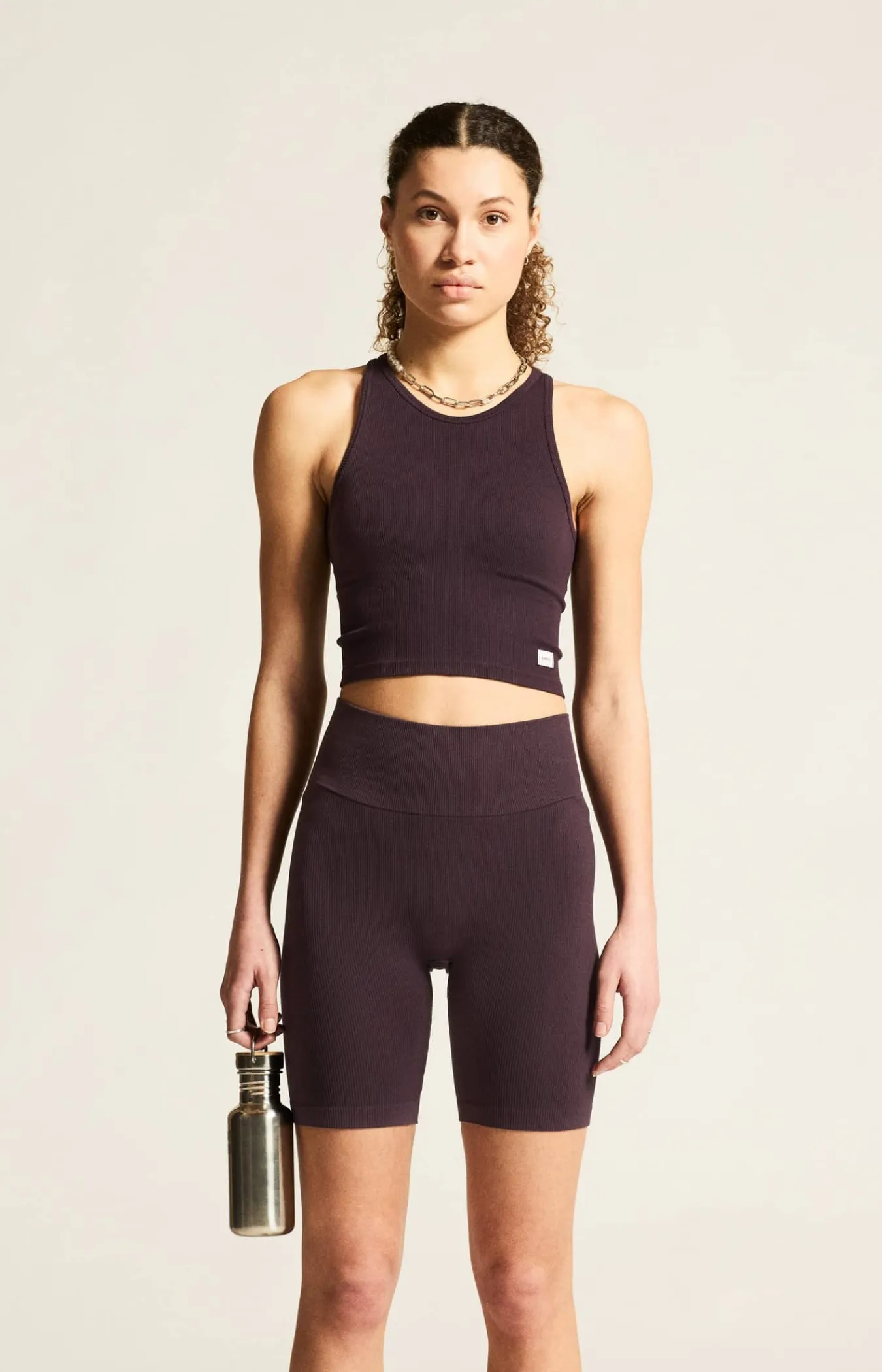 Craft Sportswear Linnen|Träning^Collective Rib Tank Top W Dk Plum