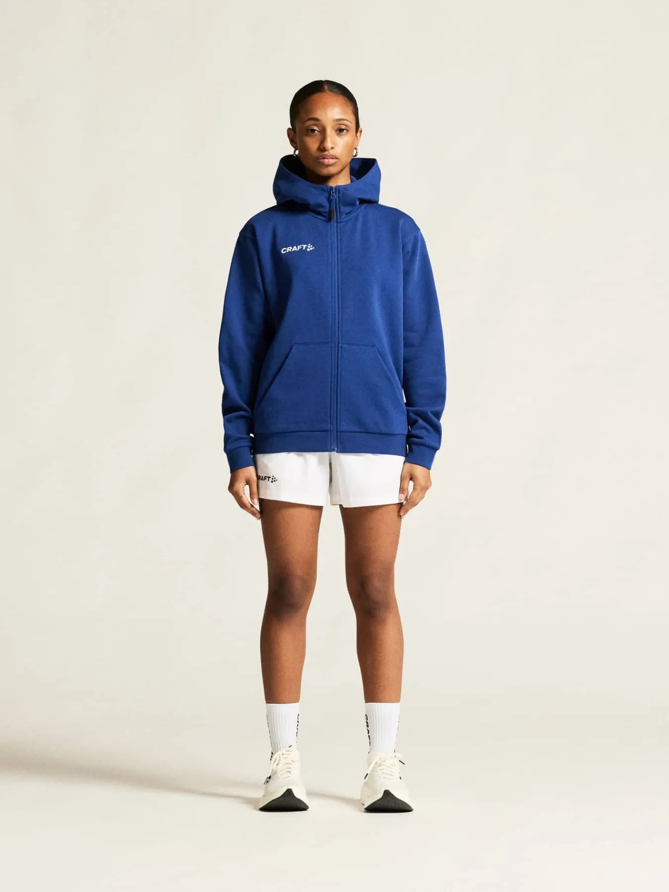 Craft Sportswear Hoodies & Sweatshirts|Teamwear^Community 2.0 Logo FZ Hoodie W Club Cobolt