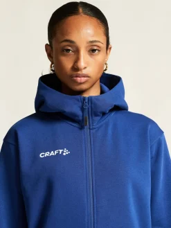 Craft Sportswear Hoodies & Sweatshirts|Teamwear^Community 2.0 Logo FZ Hoodie W Club Cobolt
