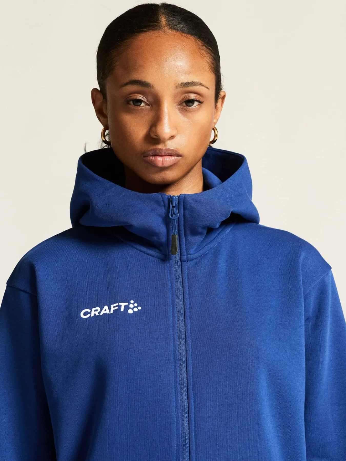 Craft Sportswear Hoodies & Sweatshirts|Teamwear^Community 2.0 Logo FZ Hoodie W Club Cobolt