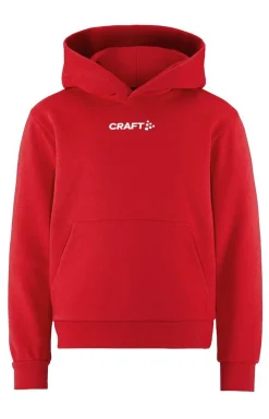 Craft Sportswear Sweatshirts & Hoodies^Community 2.0 Logo Hoodie Jr Bright red