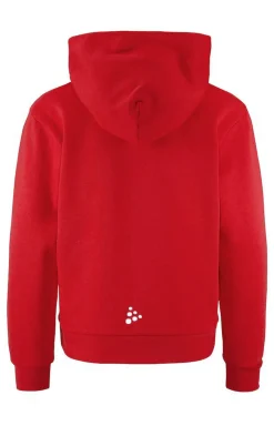 Craft Sportswear Sweatshirts & Hoodies^Community 2.0 Logo Hoodie Jr Bright red