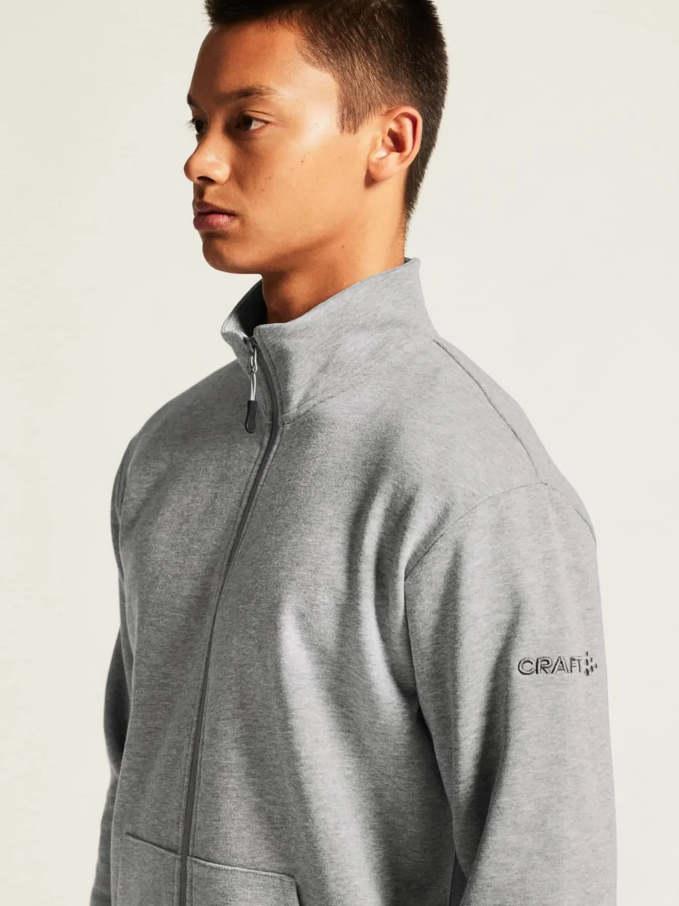 Craft Sportswear Hoodies & Sweatshirts|Teamwear^Community 2.0 Zip Jacket M Grey melange