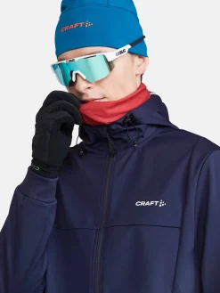 Craft Sportswear Jackor & Västar|Längdskidor^Core Backcountry Hood Jacket M Blaze-Tofu