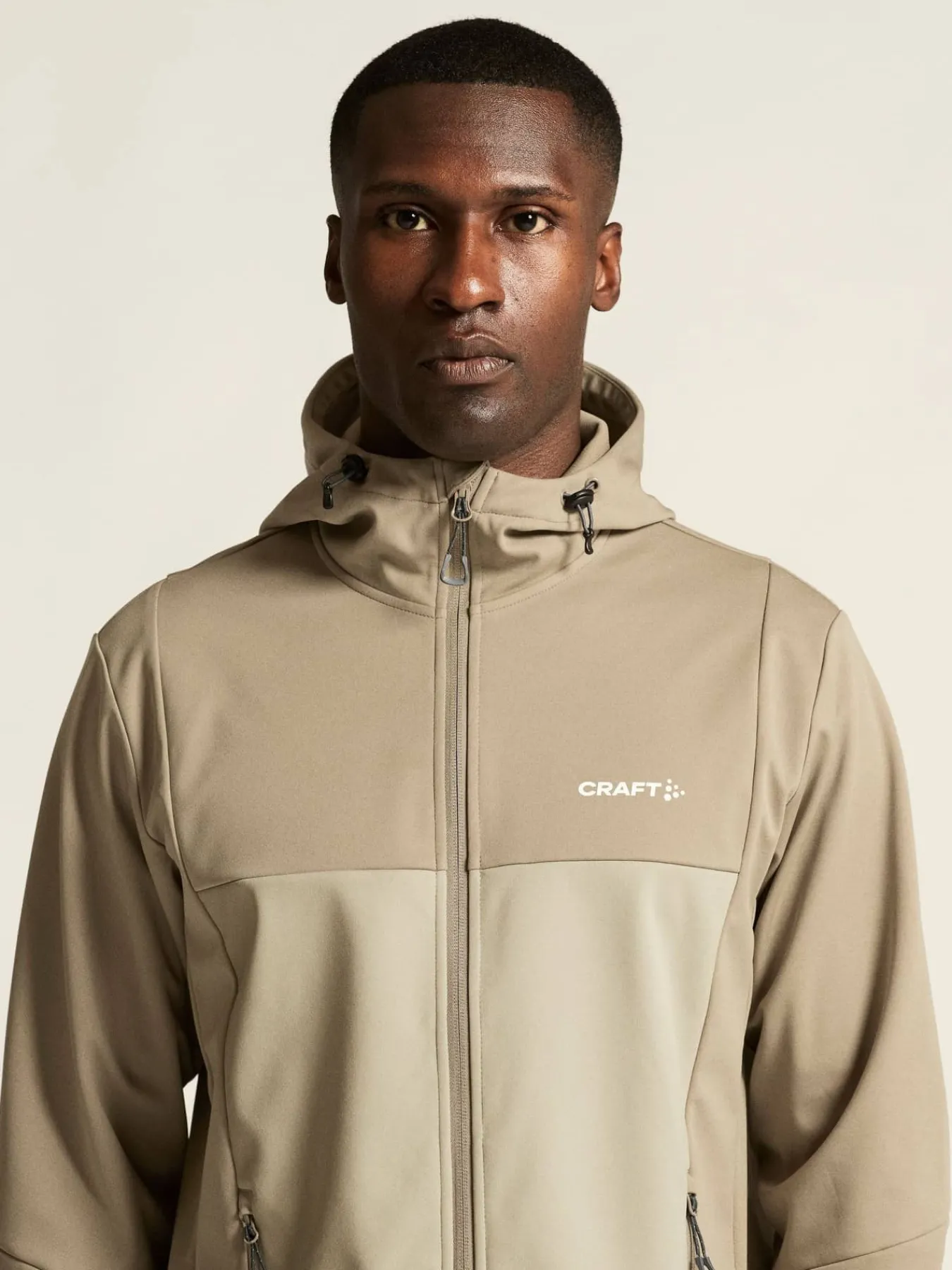 Craft Sportswear Jackor & Västar|Längdskidor^Core Backcountry Hood Jacket M Taupe/Hay