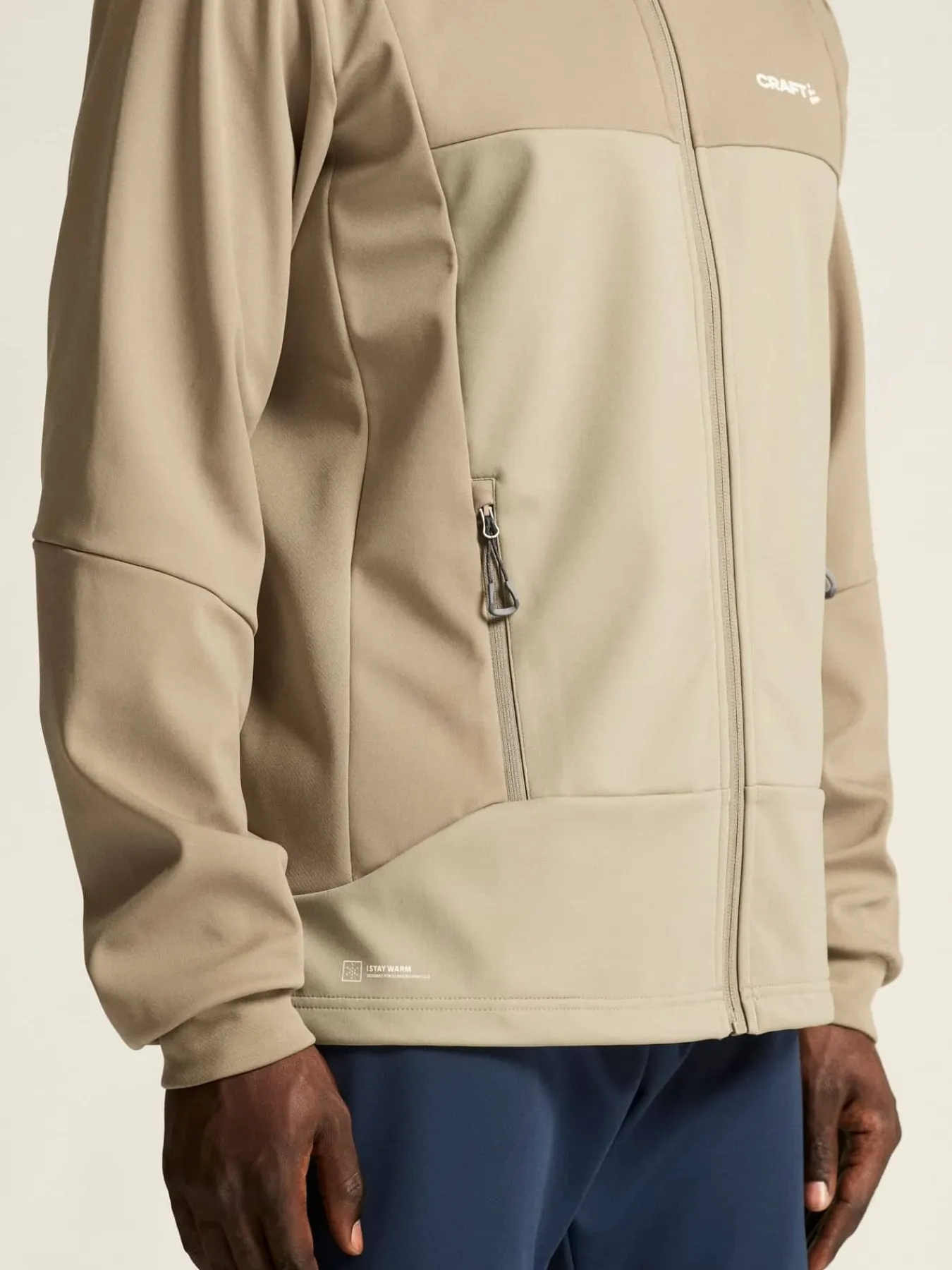 Craft Sportswear Jackor & Västar|Längdskidor^Core Backcountry Hood Jacket M Taupe/Hay