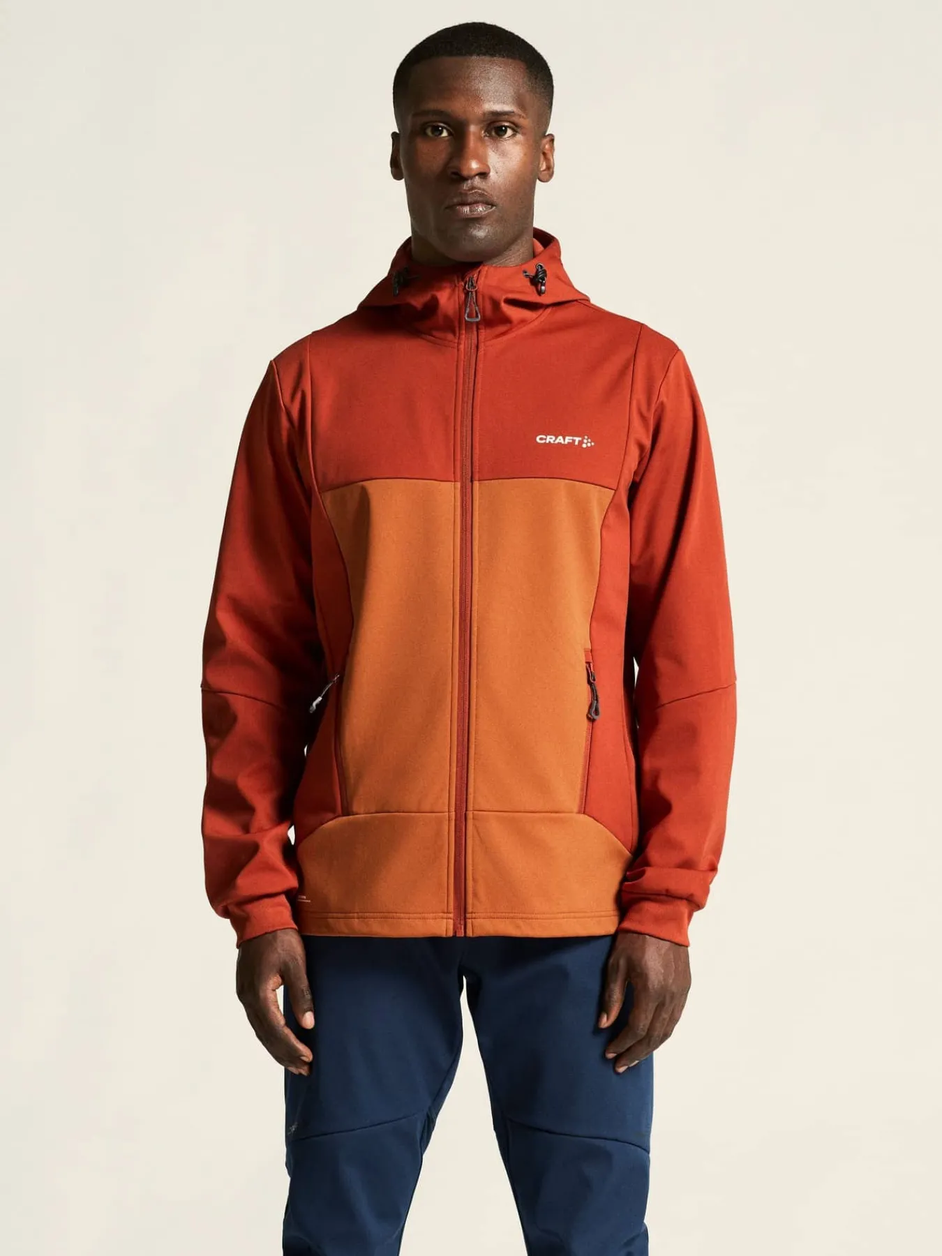Craft Sportswear Jackor & Västar|Längdskidor^Core Backcountry Hood Jacket M Ochre/Buff