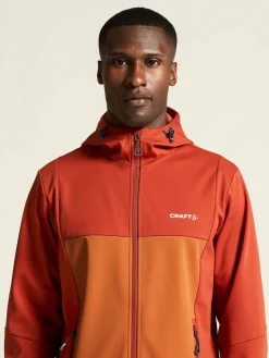 Craft Sportswear Jackor & Västar|Längdskidor^Core Backcountry Hood Jacket M Ochre/Buff