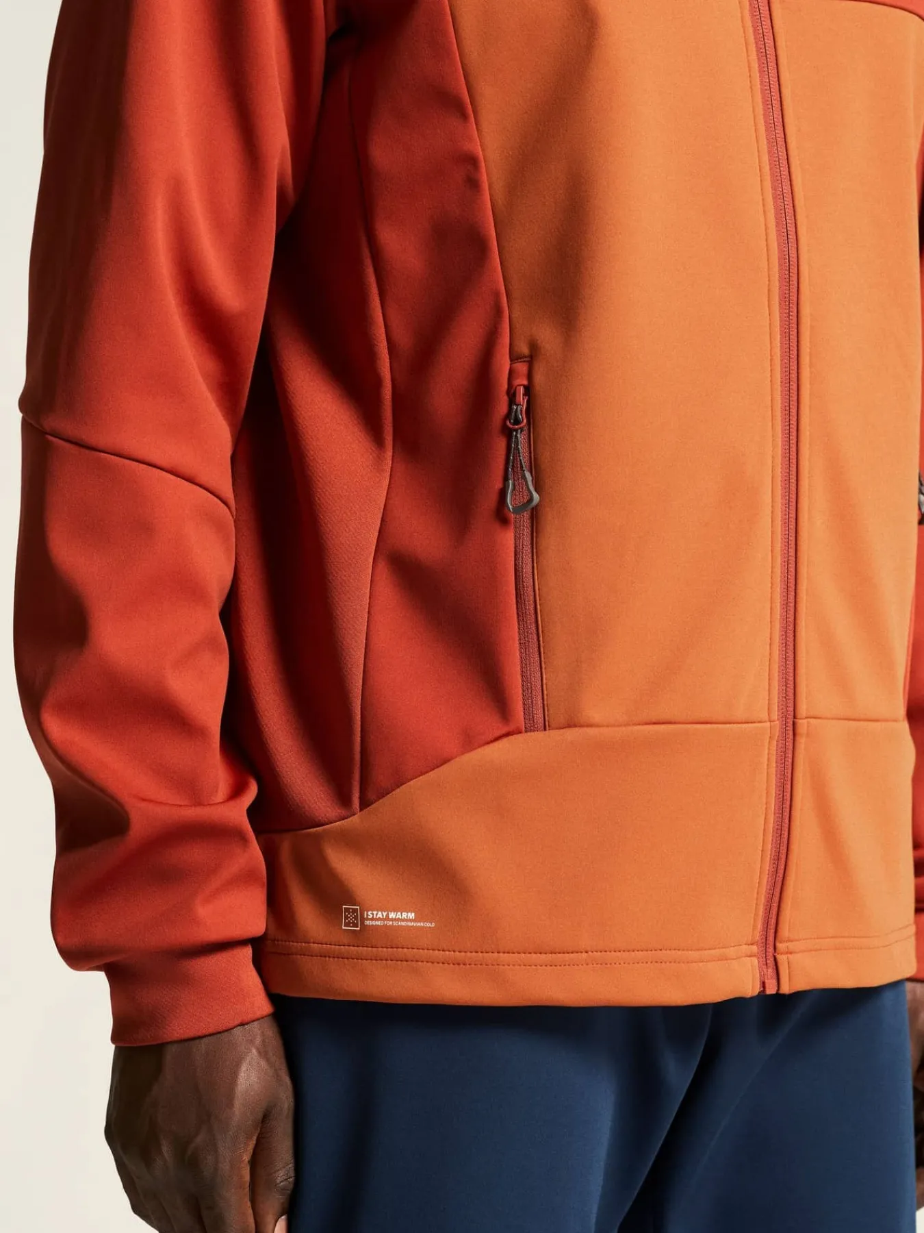 Craft Sportswear Jackor & Västar|Längdskidor^Core Backcountry Hood Jacket M Ochre/Buff
