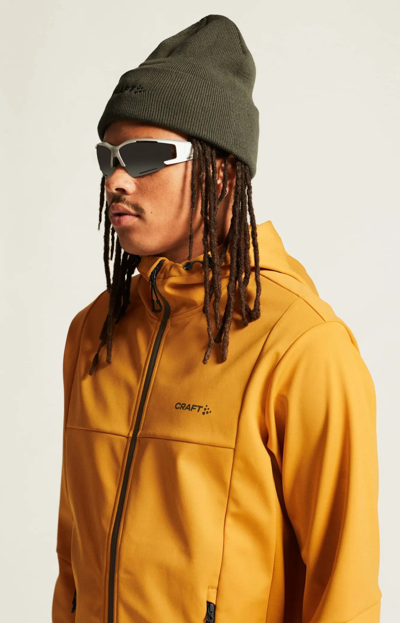 Craft Sportswear Jackor & Västar|Längdskidor^Core Backcountry Hood Jacket M Turmeric