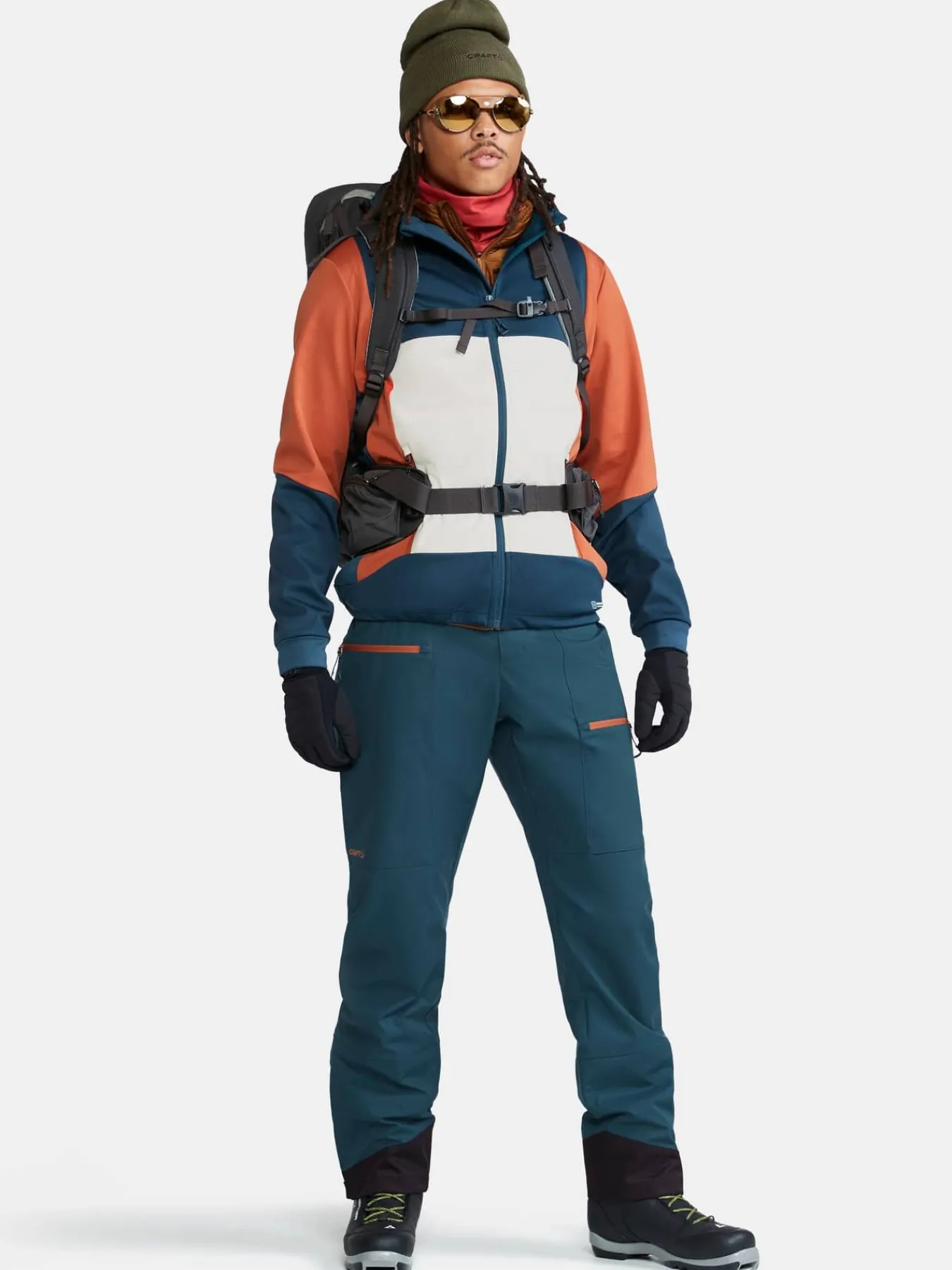 Craft Sportswear Jackor & Västar|Längdskidor^Core Backcountry Hood Jacket M Pond-Buff