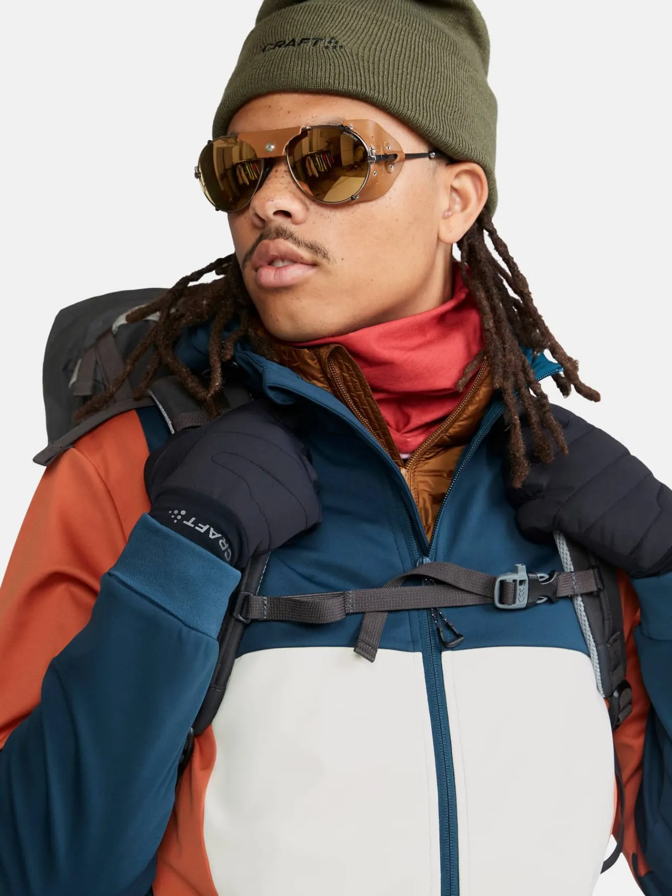 Craft Sportswear Jackor & Västar|Längdskidor^Core Backcountry Hood Jacket M Pond-Buff