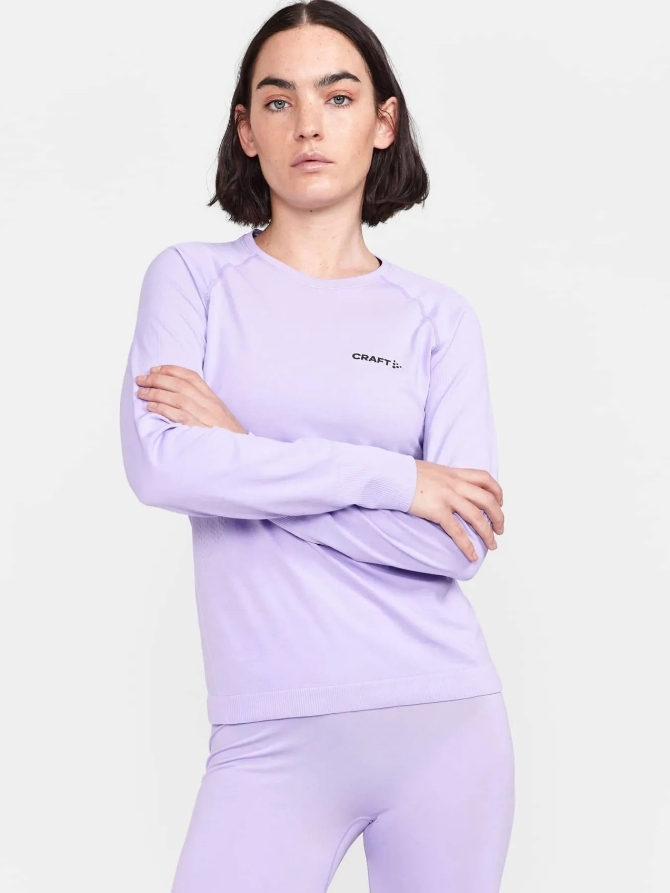 Craft Sportswear Underställ|Aktiva Underställ^CORE Dry Active Comfort Ls W Lavender (Box)
