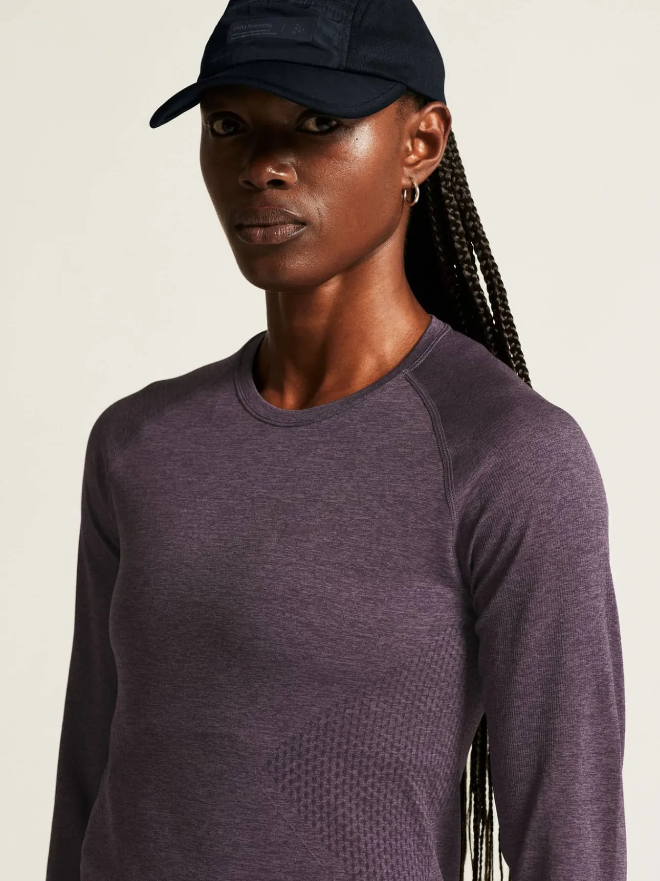 Craft Sportswear Underställ|Aktiva Underställ^CORE Dry Active Comfort Ls W Dk Plum (Box)