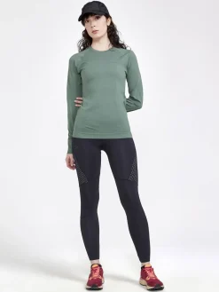 Craft Sportswear Underställ|Aktiva Underställ^CORE Dry Active Comfort Ls W Moss (Box)