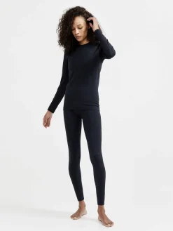 Craft Sportswear Underställ|Aktiva Underställ^CORE Dry Active Comfort Ls W Black (Box)