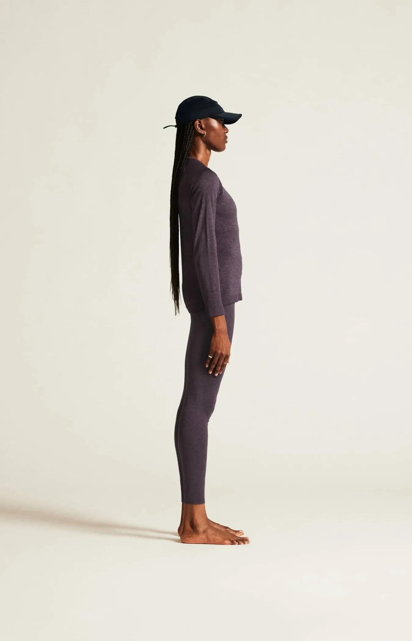 Craft Sportswear Underställ|Aktiva Underställ^CORE Dry Active Comfort Ls W Dk Plum