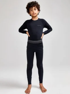 Craft Sportswear Byxor|Aktiva Underställ^CORE Dry Active Comfort Pant JR Black (Box)