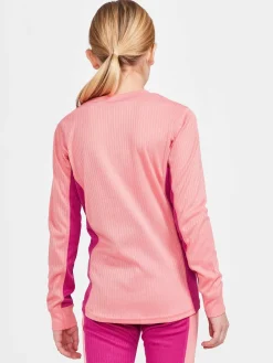 Craft Sportswear Aktiva Underställ|Underställsset^CORE Dry Baselayer Set J Coral-Roxo