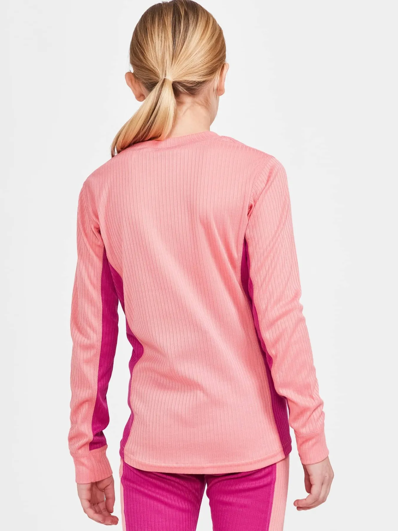 Craft Sportswear Aktiva Underställ|Underställsset^CORE Dry Baselayer Set J Coral-Roxo
