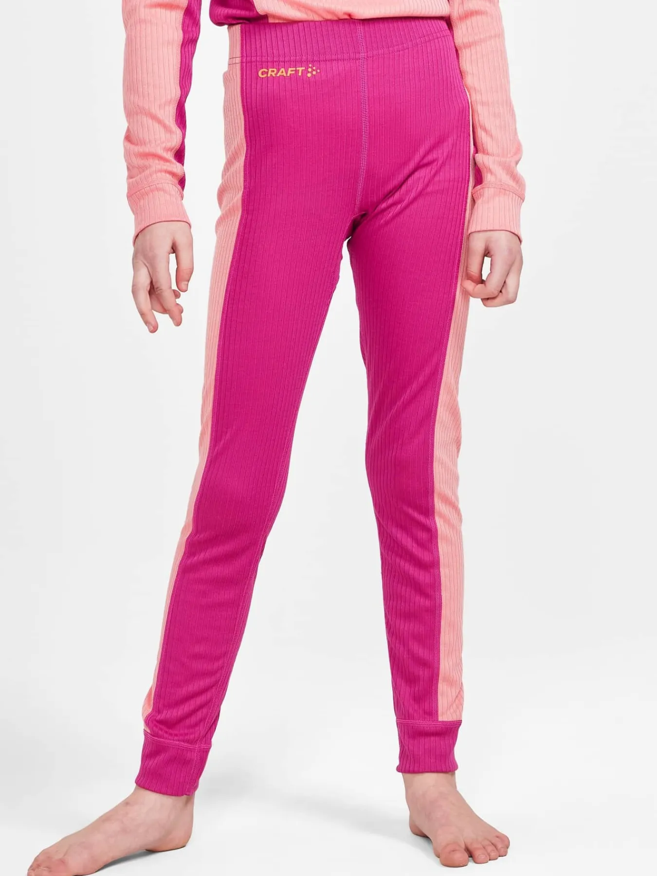 Craft Sportswear Aktiva Underställ|Underställsset^CORE Dry Baselayer Set J Coral-Roxo