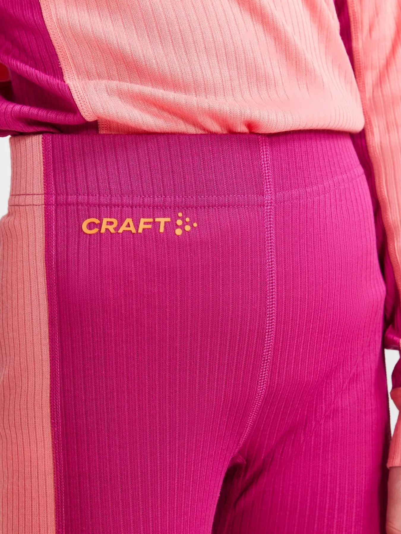 Craft Sportswear Aktiva Underställ|Underställsset^CORE Dry Baselayer Set J Coral-Roxo