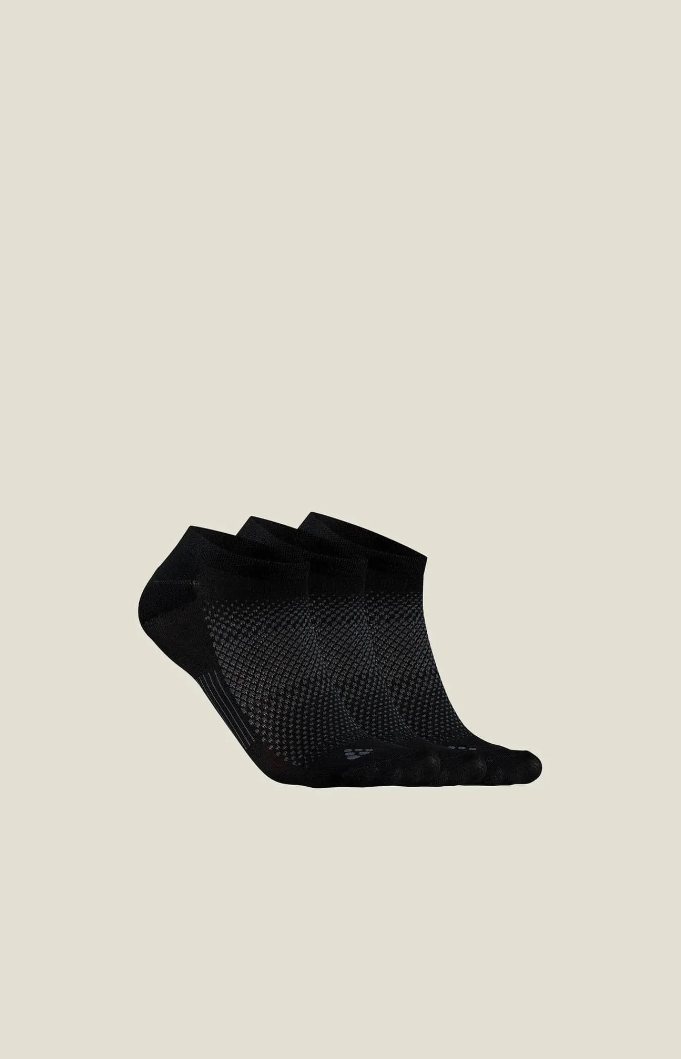 Craft Sportswear Strumpor|Strumpor^CORE Dry Footies 3-Pack Black
