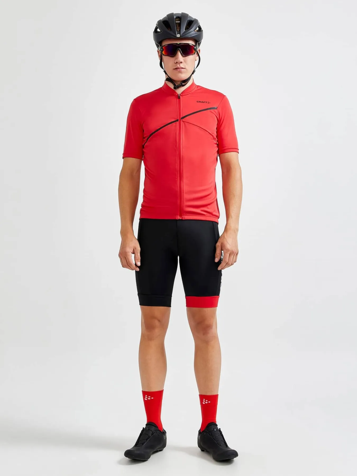 Craft Sportswear Bibs^CORE Endur Bib Shorts M Black-Bright Red