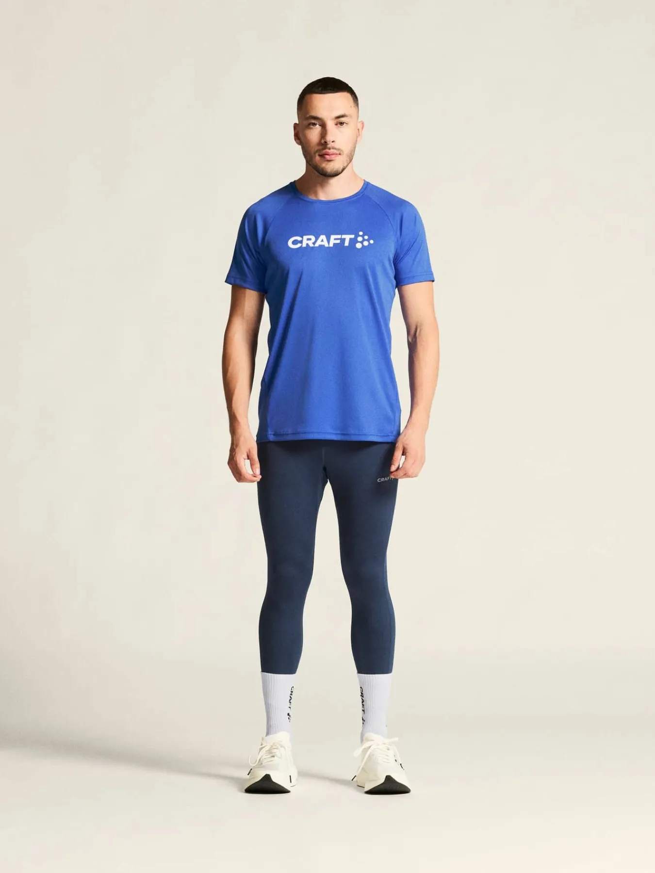 Craft Sportswear T-Shirts & Tröjor|Träning^CORE Essence Logo Tee M Ink Blue