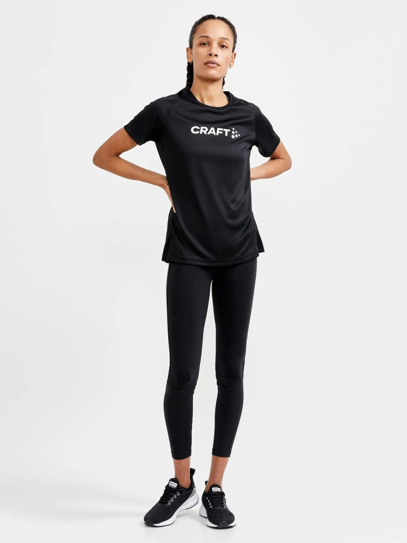 Craft Sportswear T-Shirts & Tröjor|Träning^CORE Essence Logo Tee W Black